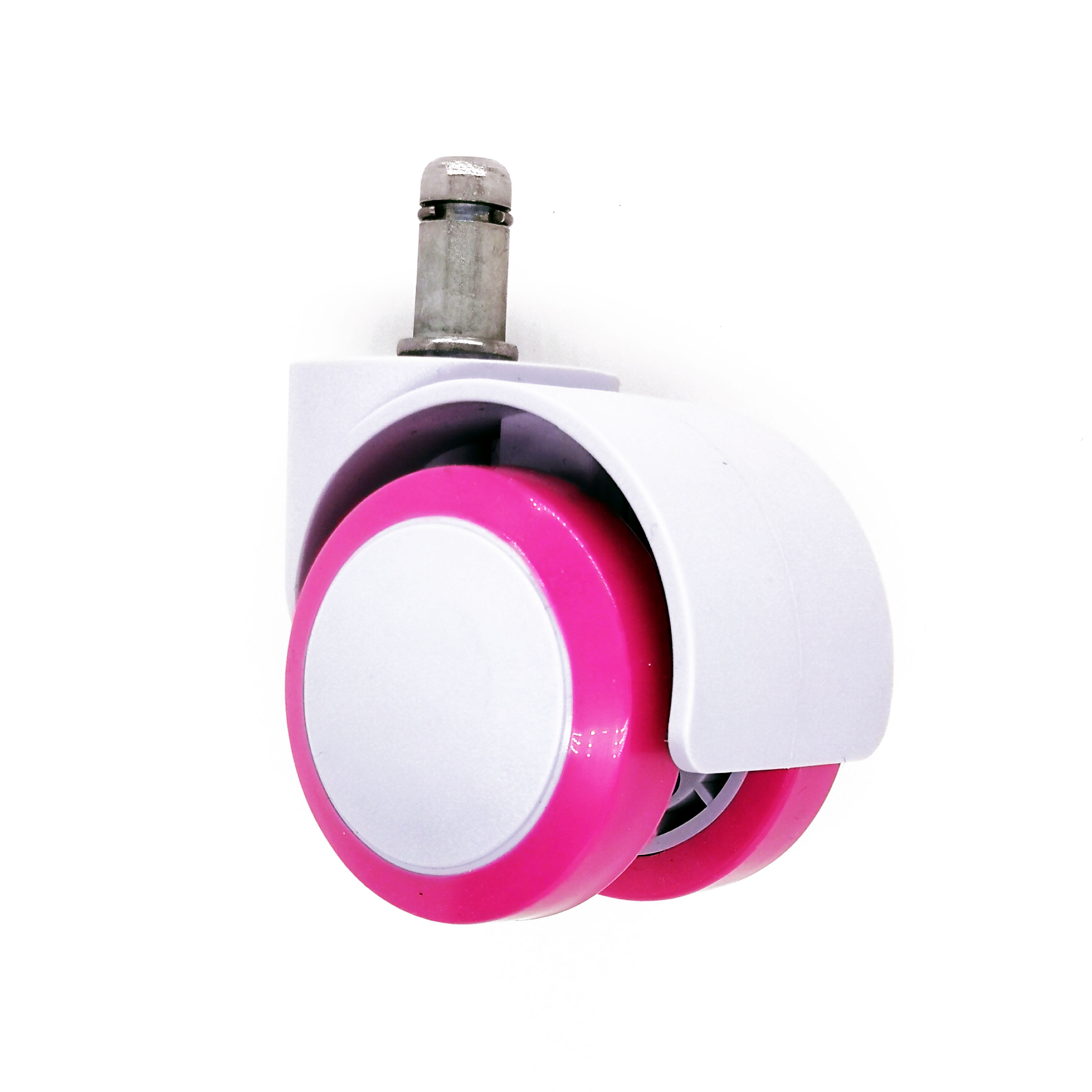 2'' colorful twin wheels caster with pin