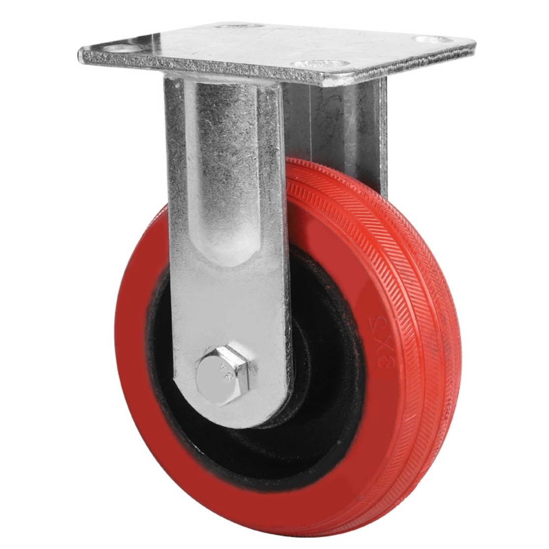 125 mm Silicone Wheel Rigid Caster